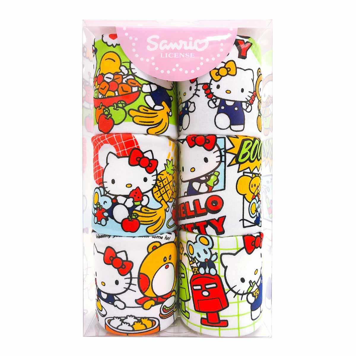 女童卡通圖案純棉內褲 6件入 XL