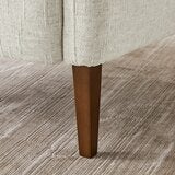 Aiden & Ivy 布面單椅 2入組 米