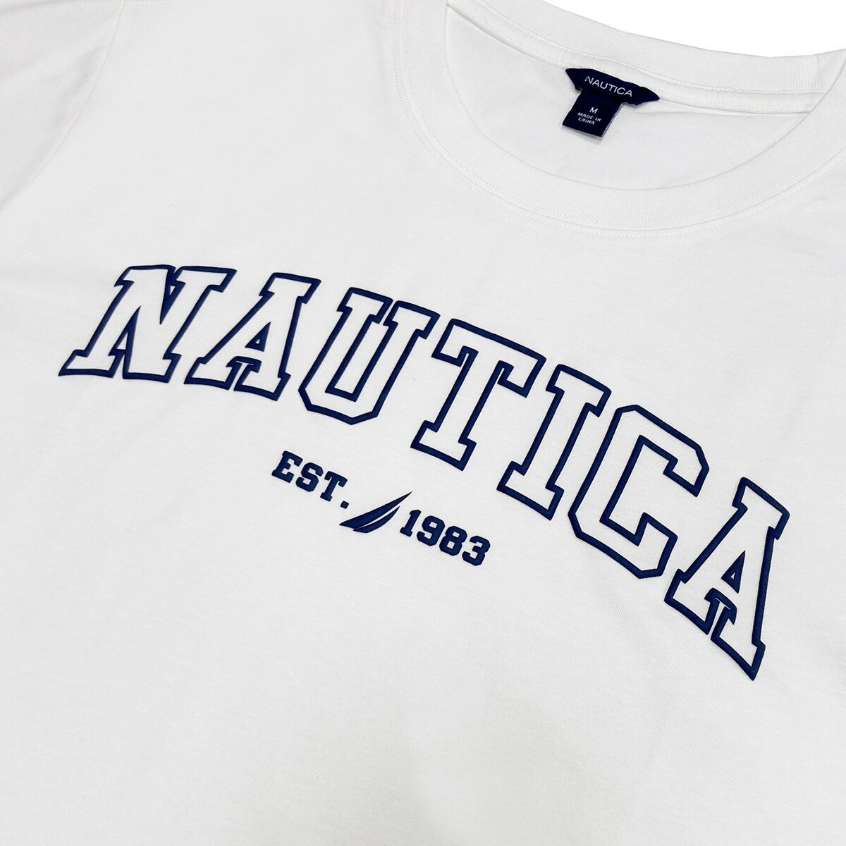Nautica 女圓領短袖Logo上衣 白 Nautica 女圓領短袖Logo上衣 白