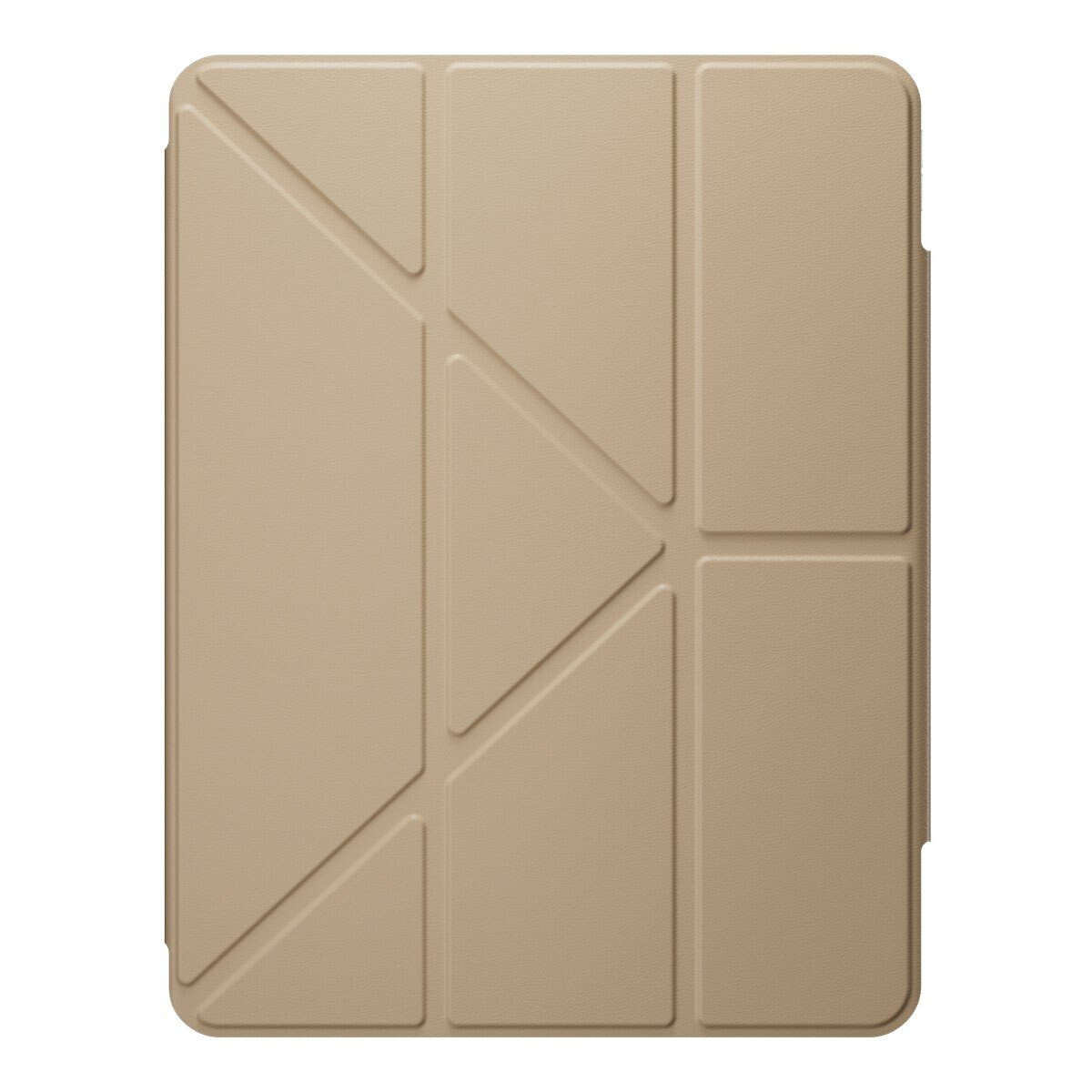 MAGEASY Facet 全方位支架透明背蓋保護套 2024 iPad Pro 13吋 奶茶色