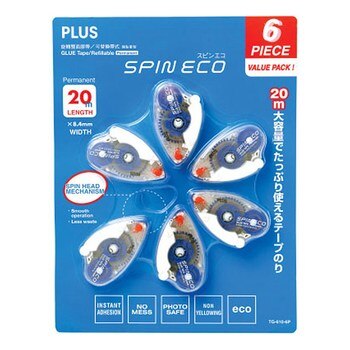 PLUS膠帶滾輪組6入 PLUS膠帶滾輪組6入