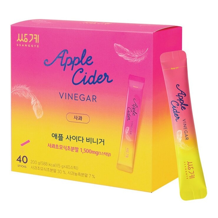 Ssanggye 蘋果醋沖泡粉 5公克 X 40包