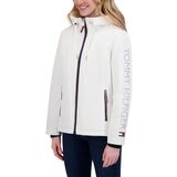 Tommy Hilfiger 女軟殼連帽外套 白