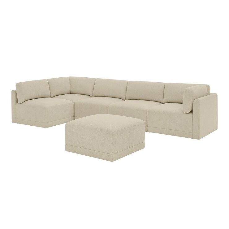 Thomasville 布面模塊沙發六件組