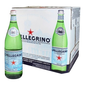 San Pellegrino 聖沛黎洛 天然氣泡水 750毫升 X 12瓶 San Pellegrino 聖沛黎洛 天然氣泡水 750毫升 X 12瓶