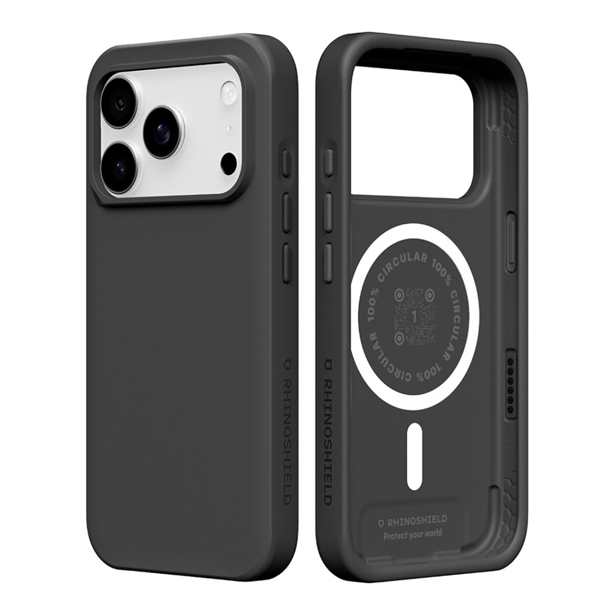 犀牛盾 iPhone 17 Pro SolidX (MagSafe兼容) 強化吸震緩衝防摔手機殼 + 9H 抗藍光鋼化玻璃保護貼