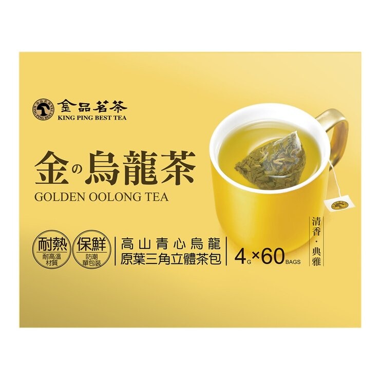 金品茗茶 金烏龍立體茶包 4公克 X 60包入