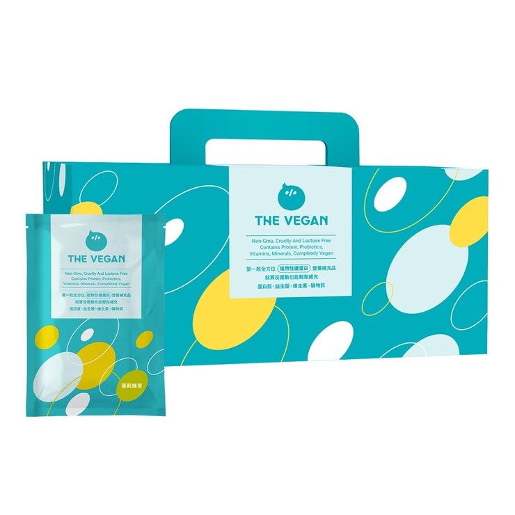 The Vegan Soy Protein Isolate Jasmine Green Tea 40 g X 30-Pack