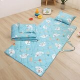 收納型卡通兒童睡袋 3件組 大耳狗 捲捲冰淇淋