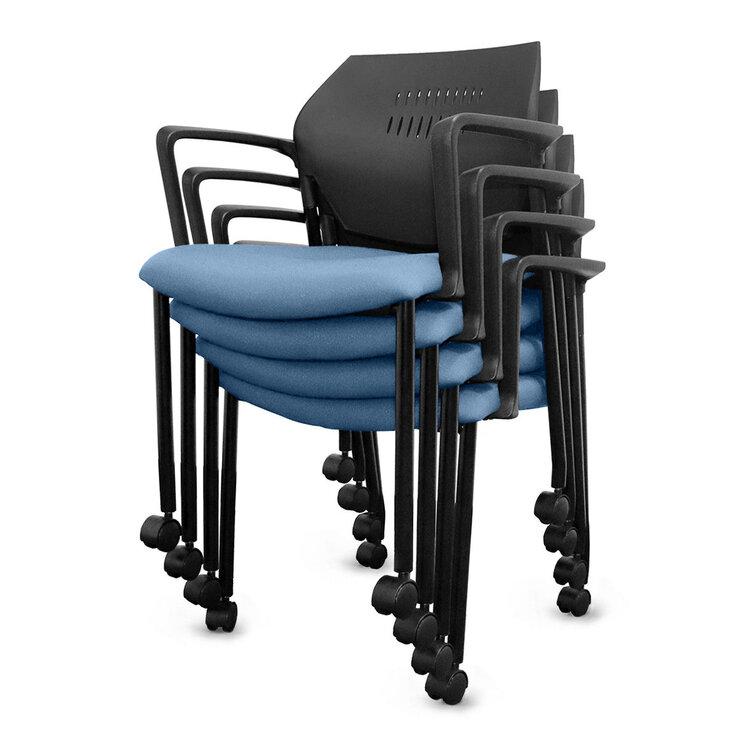 Musical Chairs Impressa 輪型扶手訪客椅