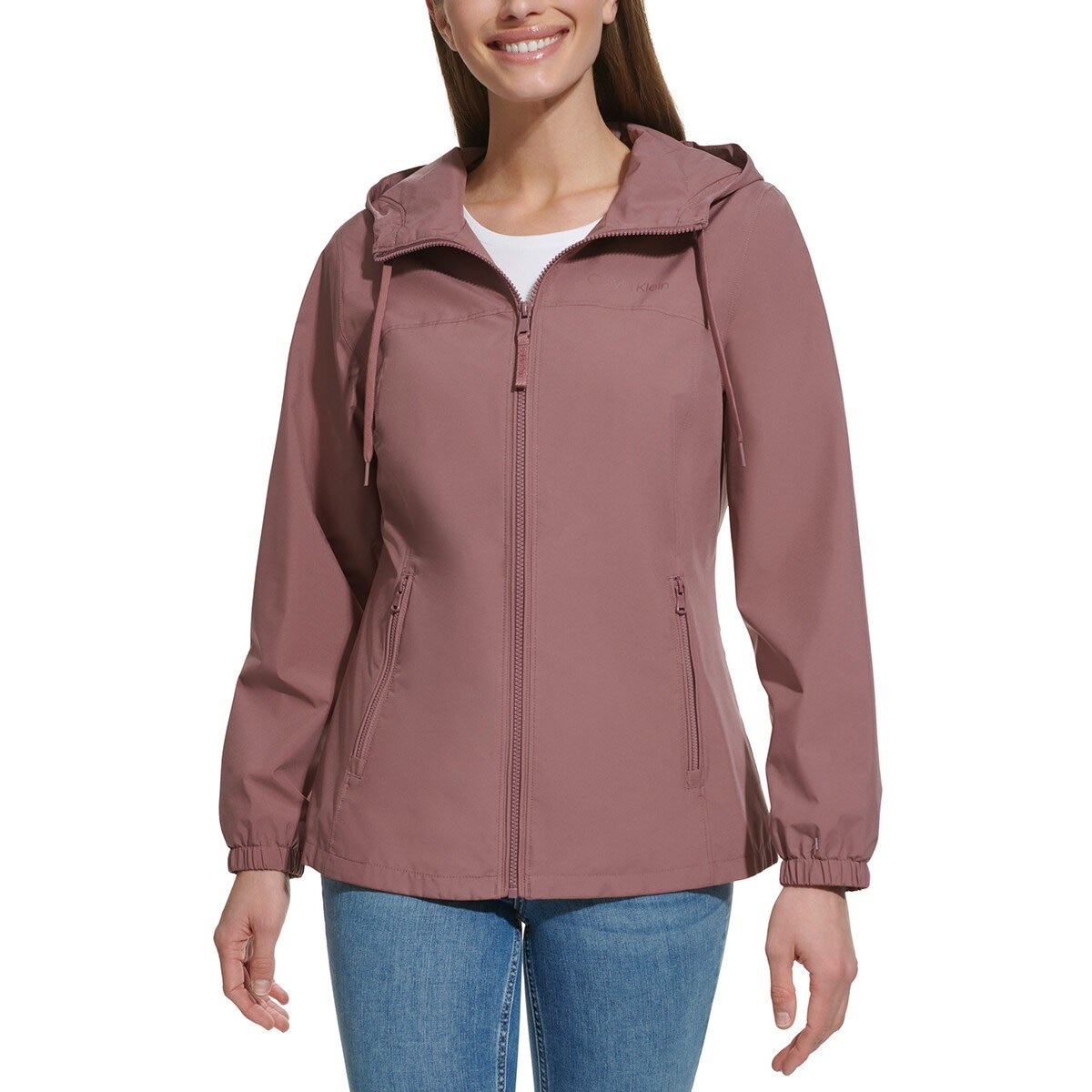 Calvin Klein 女防風連帽外套