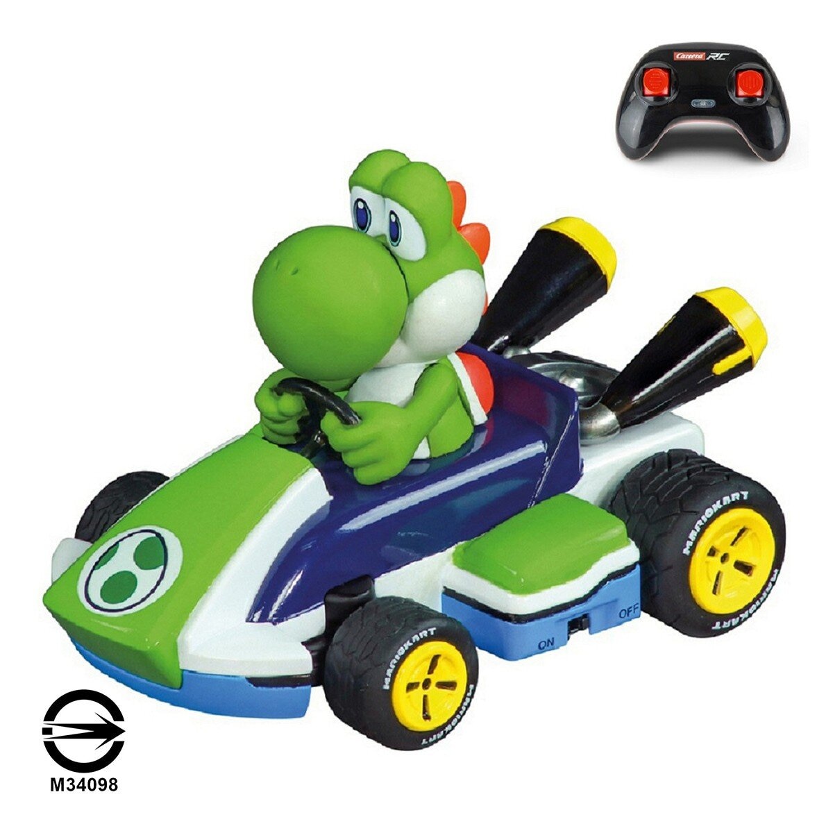 Carrera Mario Kart 1:32 卡丁遙控車 耀西 / 6歲以上