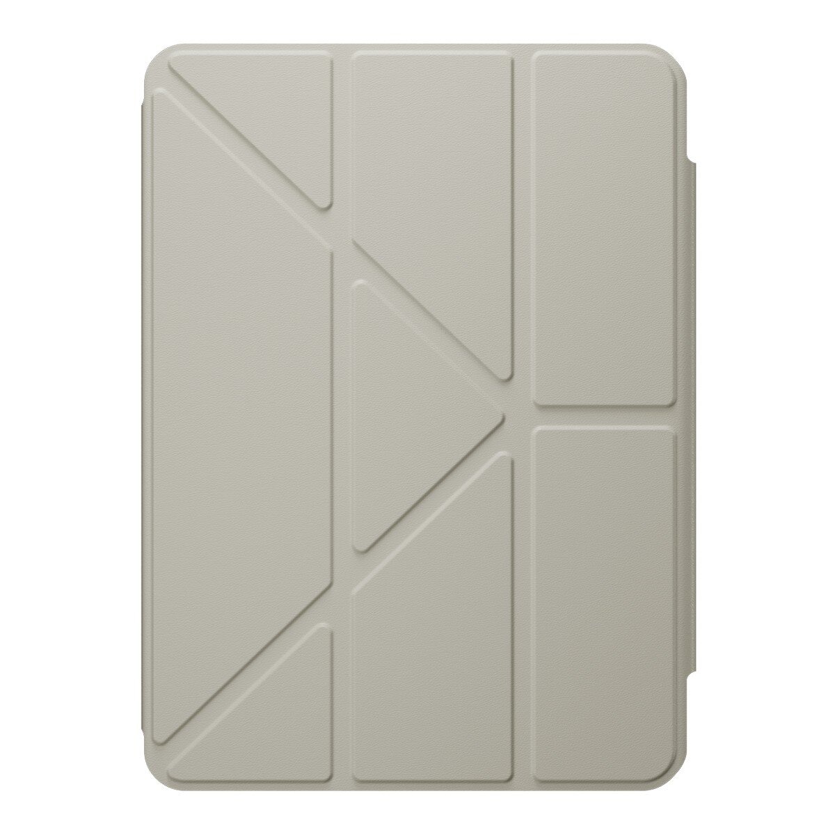 MAGEASY Facet 全方位支架透明背蓋保護套 適用於 2024 iPad Air 11吋 2025 M3 / 2024 M2 星光灰