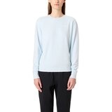 Fila 女圓領長袖上衣 淺藍