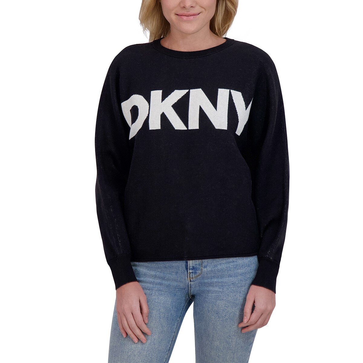 DKNY Jeans 女圓領長袖上衣