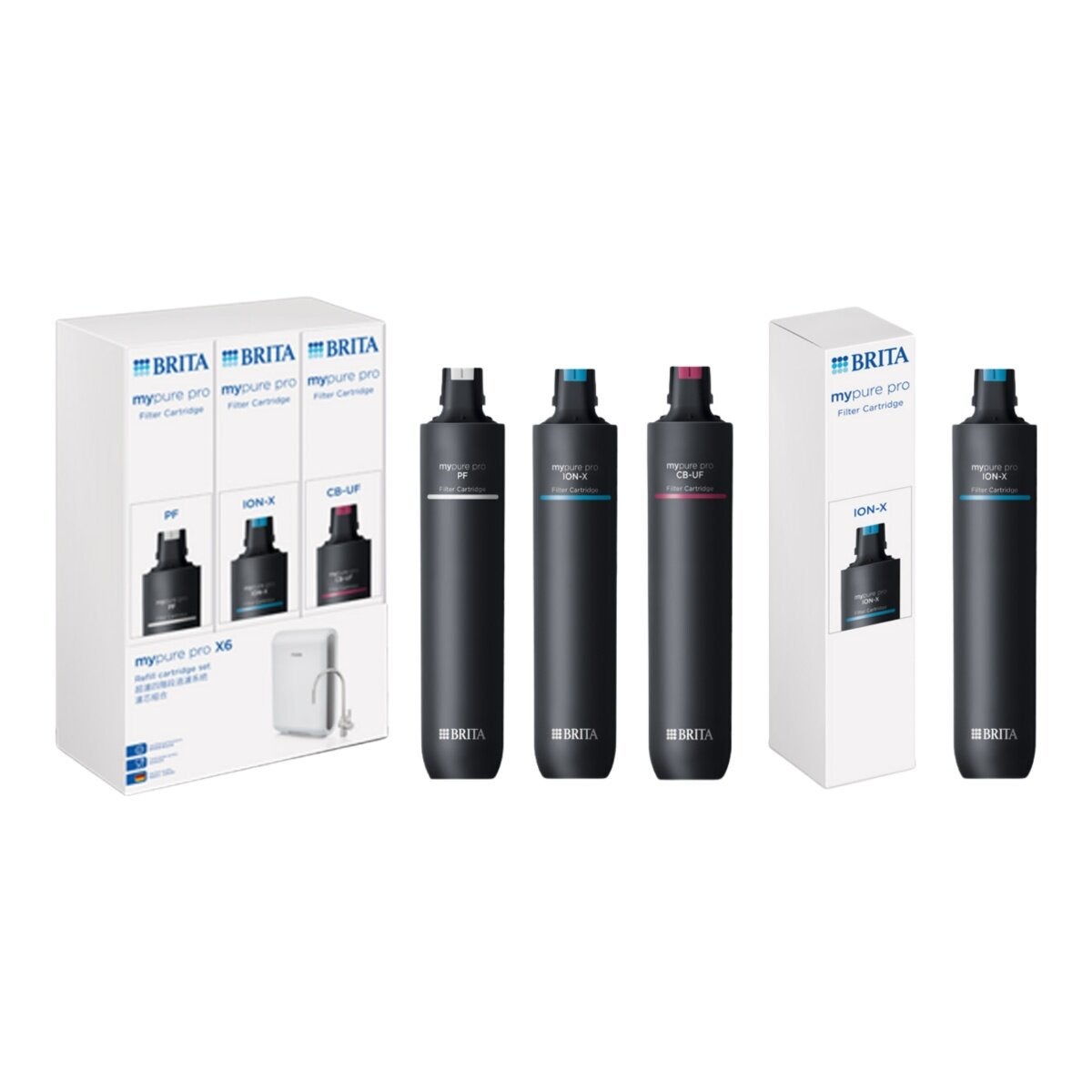 Brita mypure pro X6 超濾濾芯組 + 離子交換樹脂濾芯 X 1入 Brita mypure pro X6 超濾濾芯組 + 離子交換樹脂濾芯 X 1入