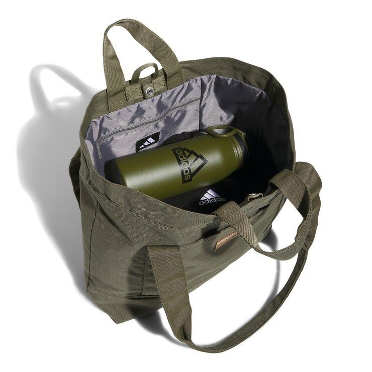 Adidas 帆布托特包 橄欖綠