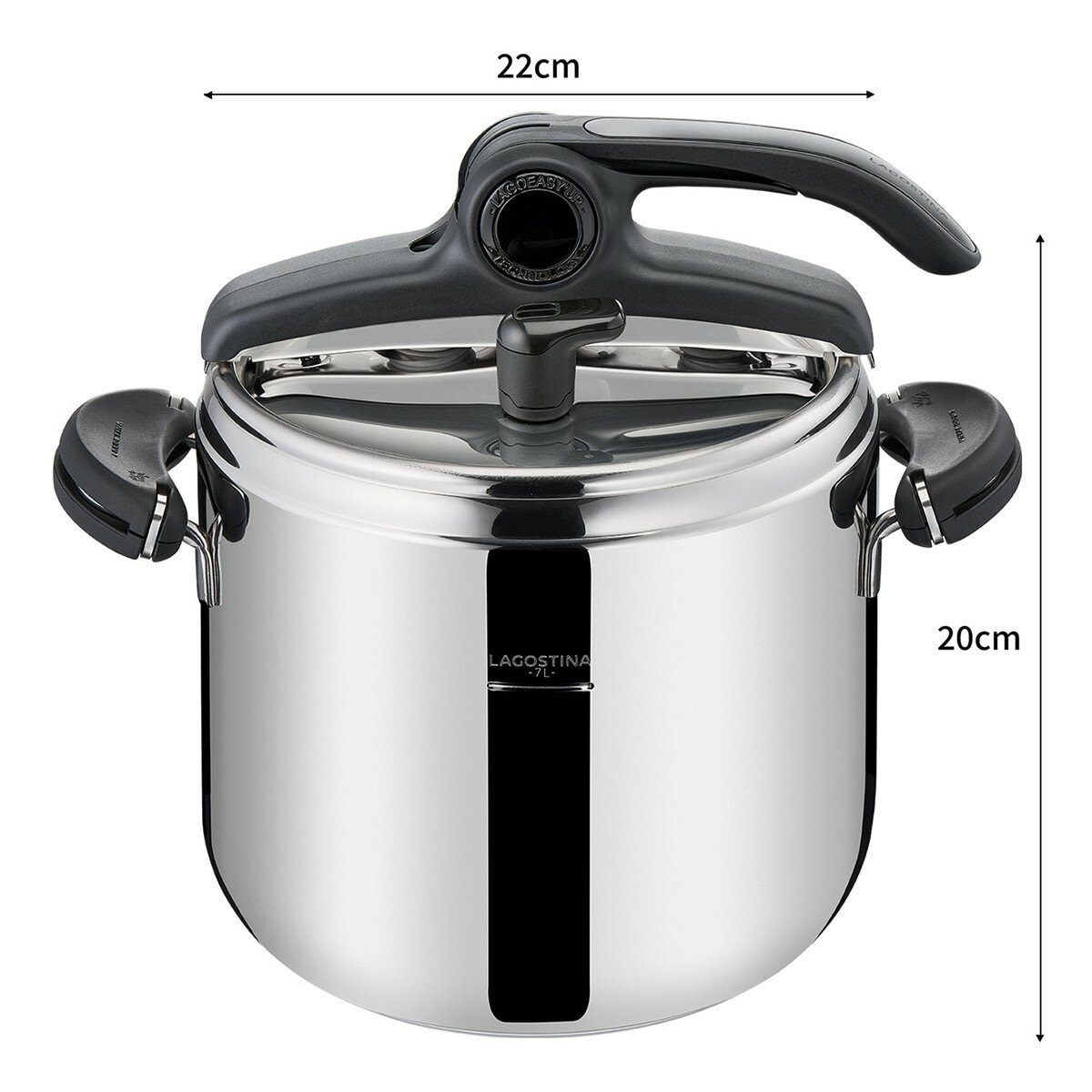 Lagostina Mia系列 義大利製經典壓力鍋 7公升