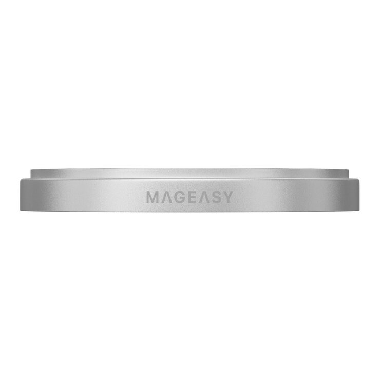 MAGEASY Bright M 不發黃軍規磁吸透明殼 iPhone 17 Pro Max(白磁圈) + 鏡頭保護貼Lenz(白色) + Vetro 9H 鋼化玻璃保護膜 MAGEASY Bright M 不發黃軍規磁吸透明殼 iPhone 17 Pro Max(白磁圈) + 鏡頭保護貼Lenz(白色) + Vetro 9H 鋼化玻璃保護膜