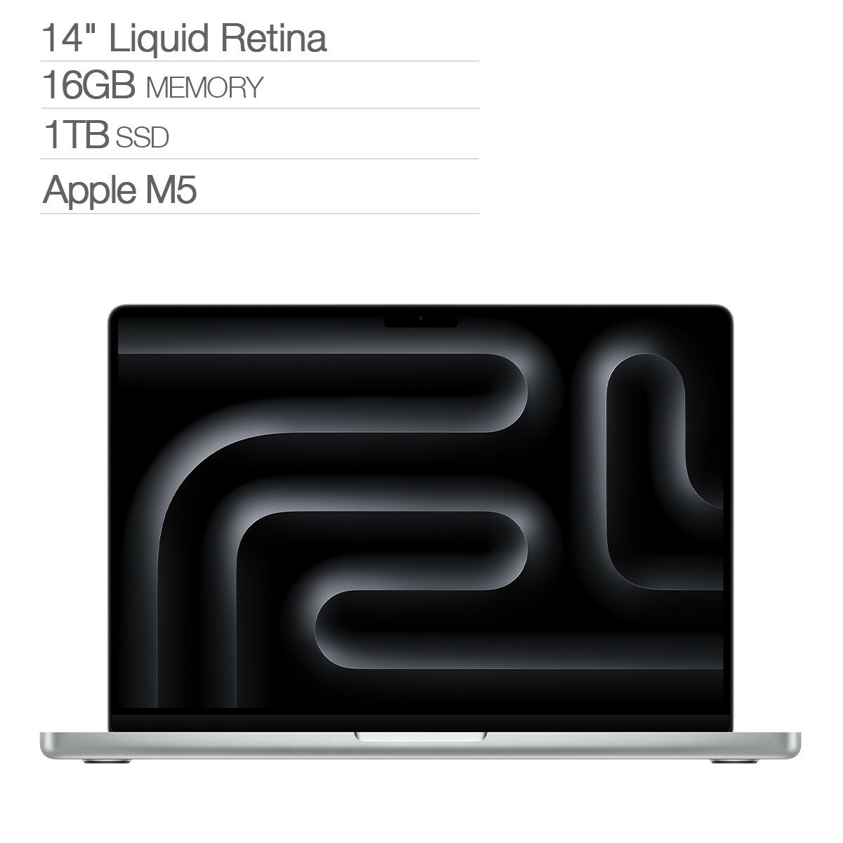 Apple 14 吋 MacBook Pro M5晶片 10核心CPU 10核心GPU 16GB 1TB SSD