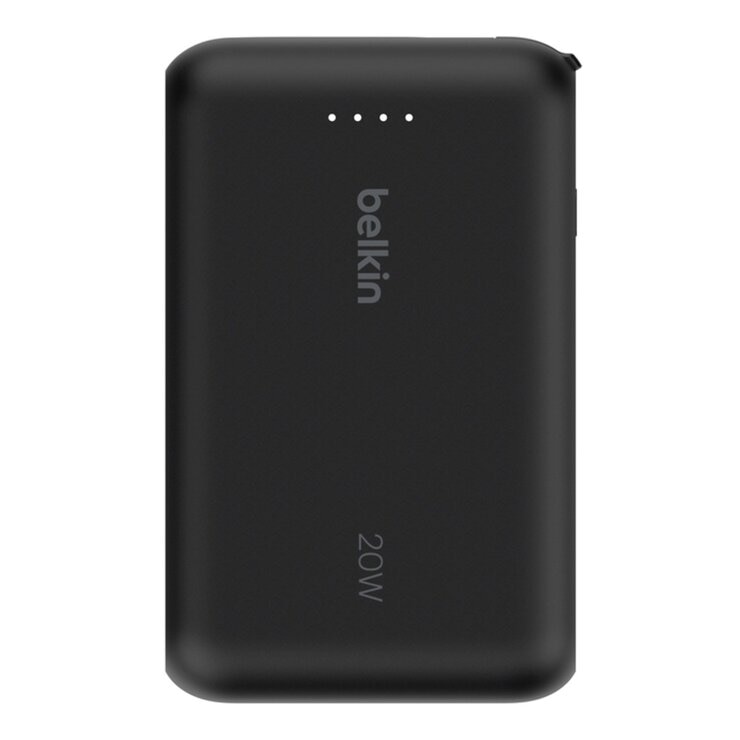 Belkin BoostCharge Pro 10K自帶線行動電源 2入 黑
