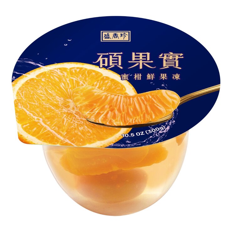 盛香珍 碩果實蜜柑鮮果凍 300公克 X 10入 X 4組