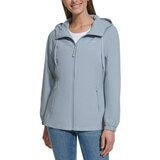 Calvin Klein 女防風連帽外套 淺藍