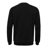 Le Coq Sportif 男圓領長袖上衣 黑