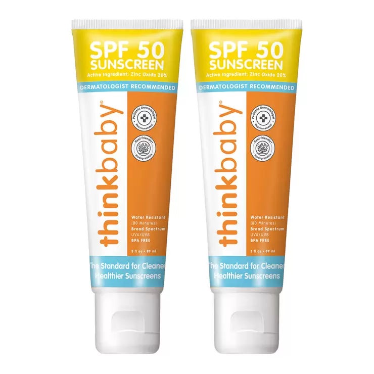 Thinkbaby 新寶貝純物理防曬霜 SPF 50 89毫升 X 2入