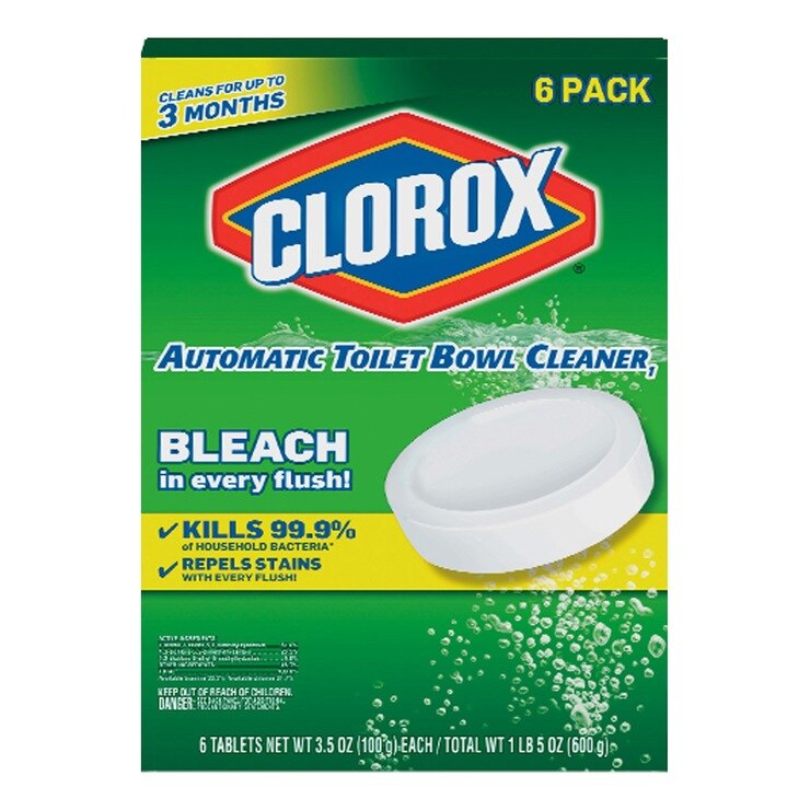 CLOROX馬桶漂白清潔錠100克X 6入 Costco 好市多線上購物