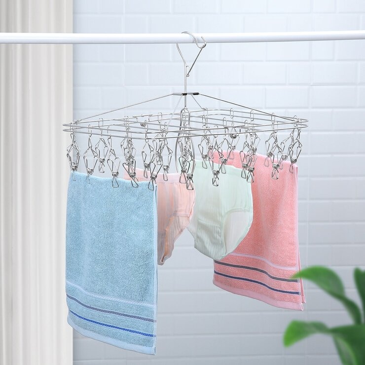 Simply Kleen 不鏽鋼曬衣夾 28夾 X 2件組