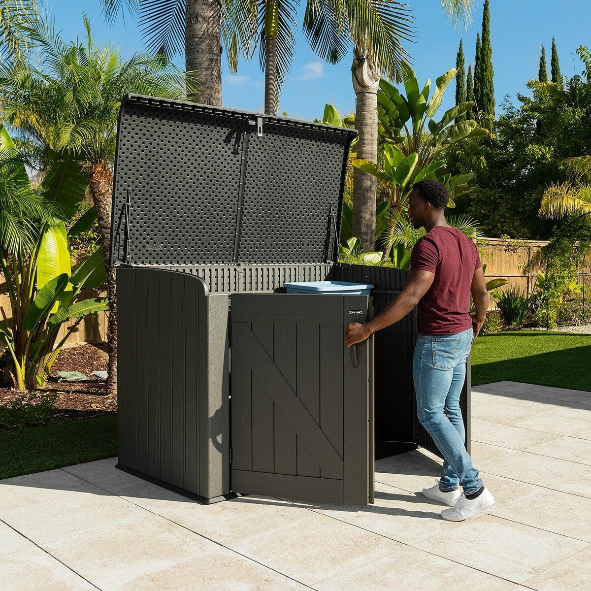 Lifetime 6.2呎 X 3.4呎 橫式儲藏屋