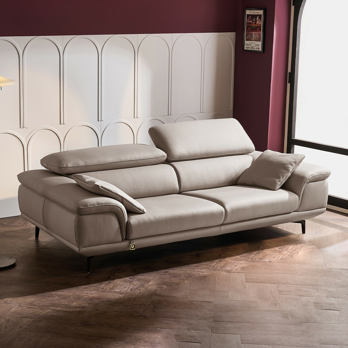 Dauning Lucera 全牛皮雙人沙發