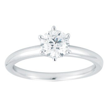 1.55 ct Platinum Round Diamond Ring VS2/F 1.55 ct Platinum Round Diamond Ring VS2/F
