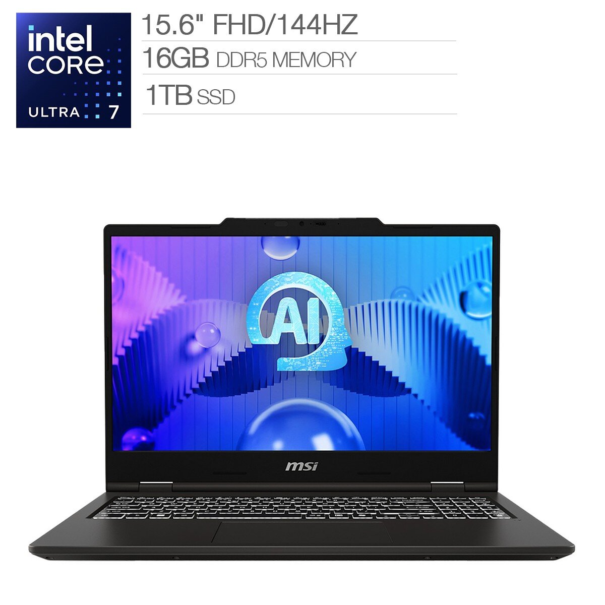 MSI Venture 15 AI 15.6吋 Copilot + PC AI 筆電 A1MG-008TW