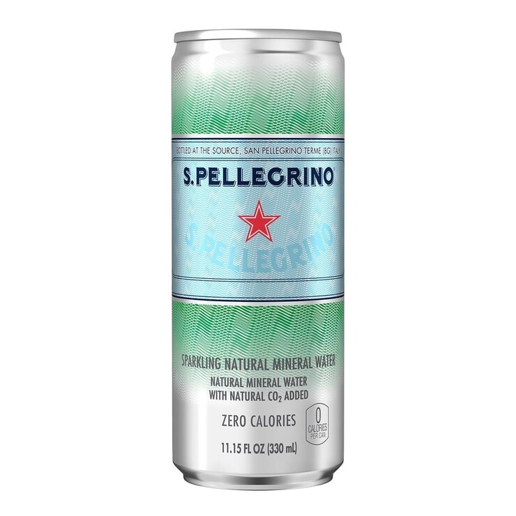 San Pellegrino 聖沛黎洛 天然氣泡礦泉水 330毫升 X 24罐