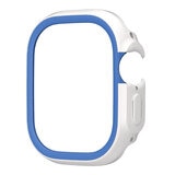 犀牛盾 Apple Watch Series SE2/SE/6/5/4共用 40公厘 CrashGuard NX保護殼 白色 + 4色飾條 粉/藍/紫/綠
