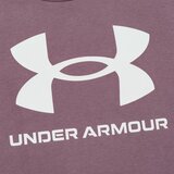 Under Armour 女短袖上衣 暗紫