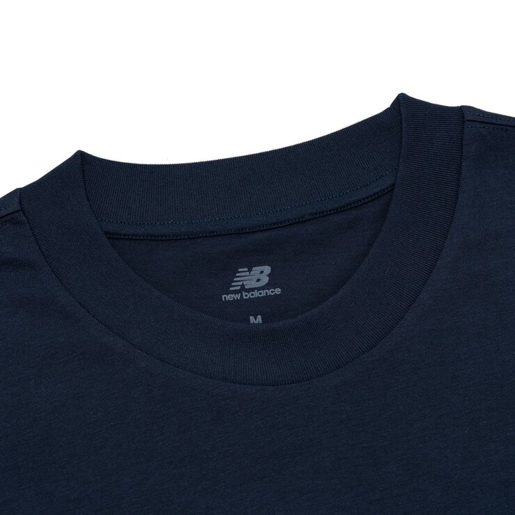 New Balance 男經典 Logo 短袖上衣 深藍