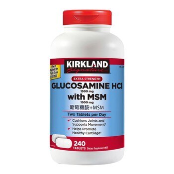 Kirkland Signature 科克蘭 葡萄糖胺+MSM 240錠 Kirkland Signature 科克蘭 葡萄糖胺+MSM 240錠