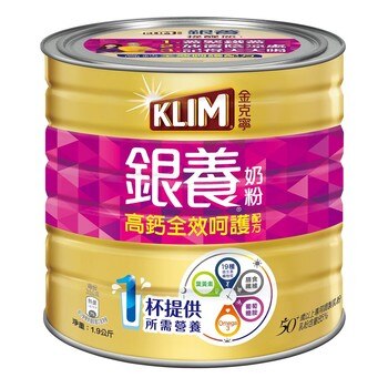Klim 金克寧銀養高鈣全效奶粉 1.9公斤 Klim 金克寧銀養高鈣全效奶粉 1.9公斤