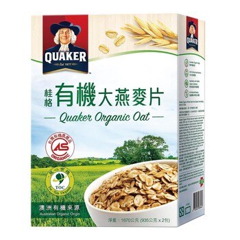 桂格有機大燕麥片 935公克 X 2入 桂格有機大燕麥片 935公克 X 2入
