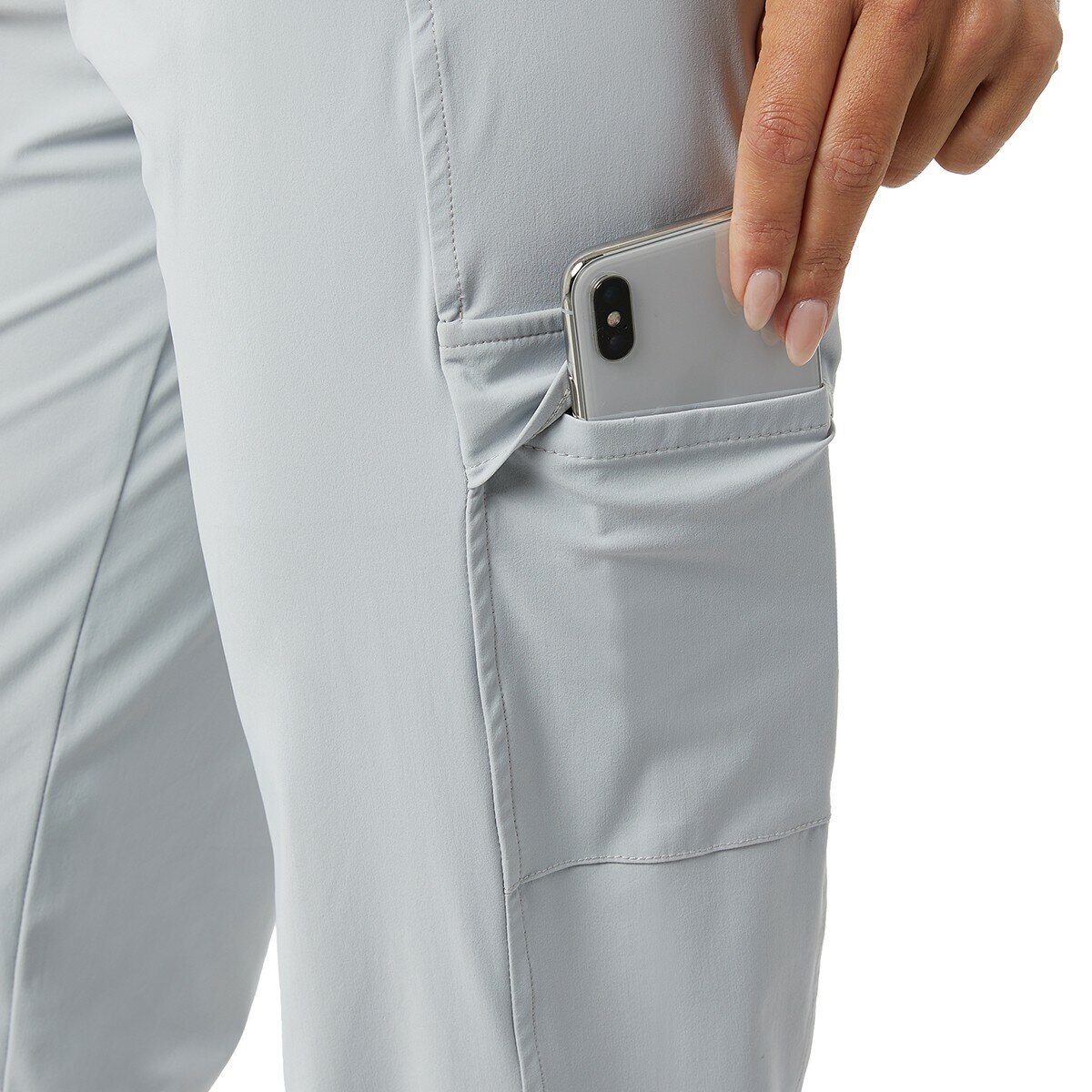 32 Degrees 女束口長褲 藍白