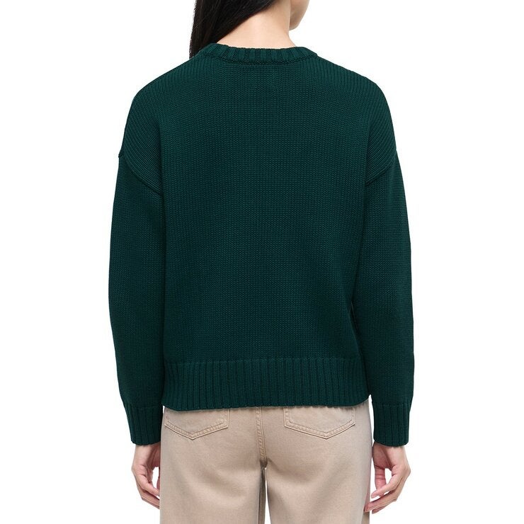 GAP 女落肩毛衣 綠