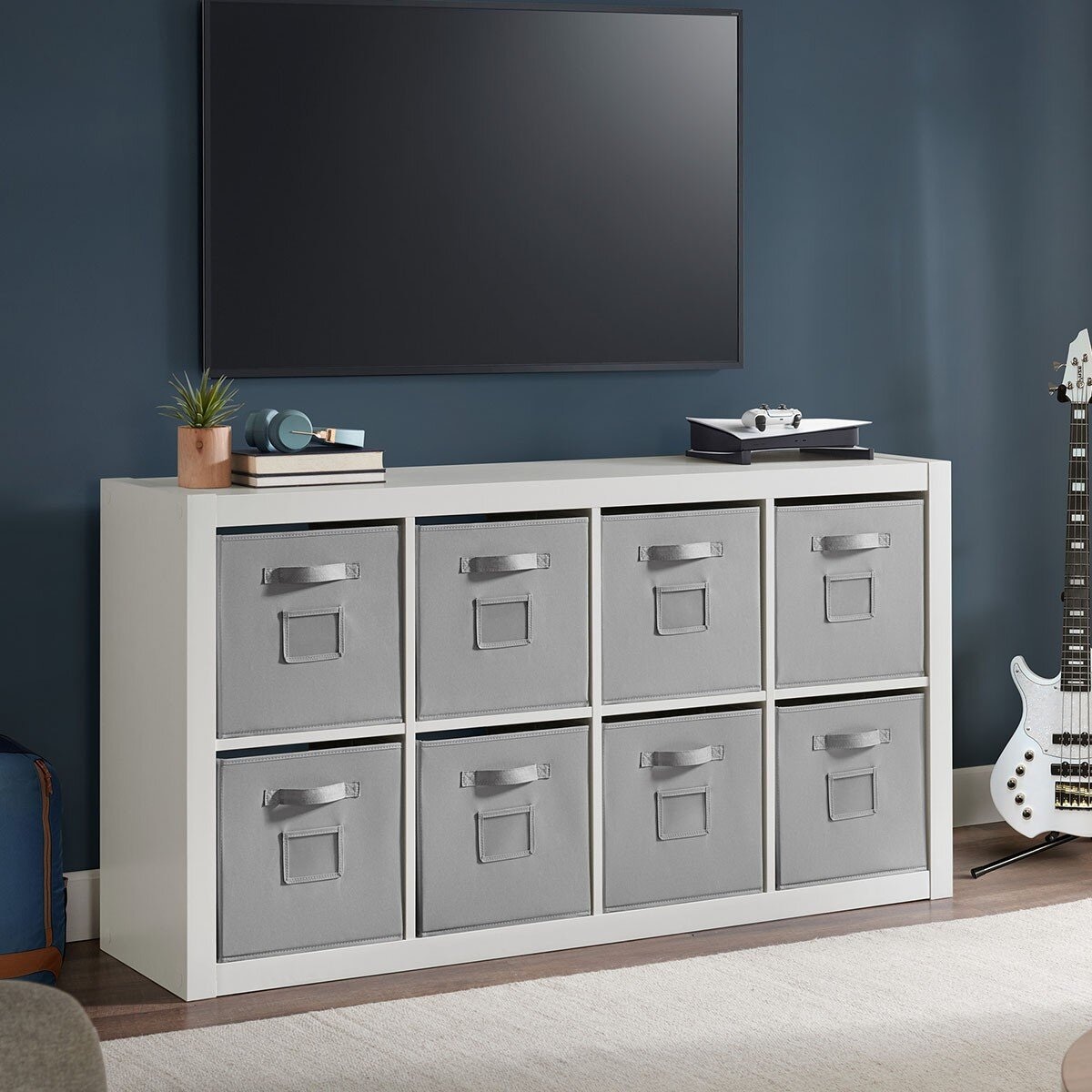 Bayside Furnishings 八格抽屜儲物櫃 白色