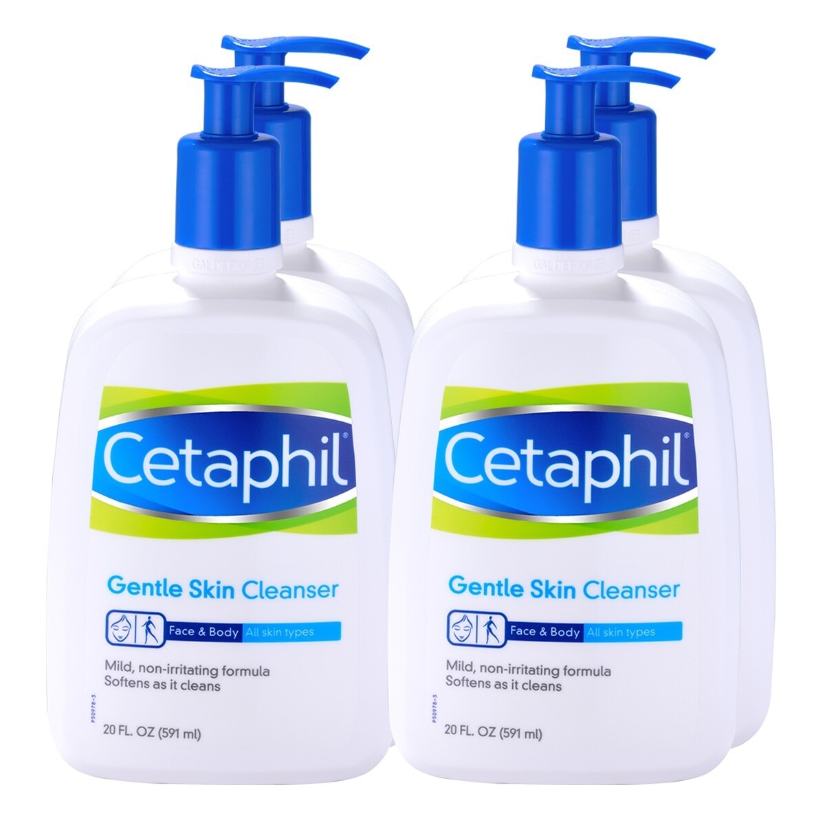 Cetaphil Gentle Skin Cleanser 591 ml X 4 Pack