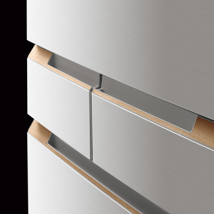 夏普 457公升自動除菌離子左右開任意門冰箱 星鑽銀 SJ-MW46HT-S