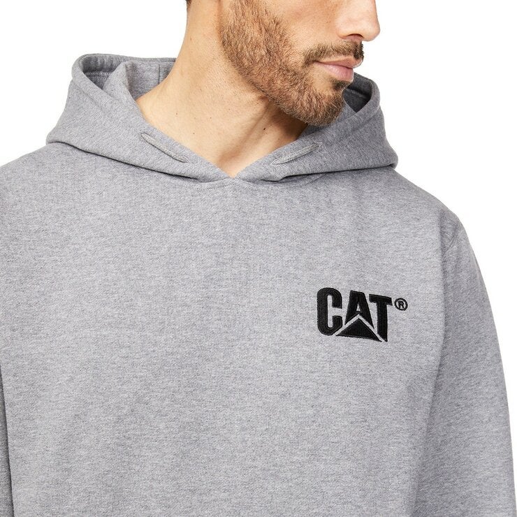 Caterpillar 男刷毛連帽上衣 灰