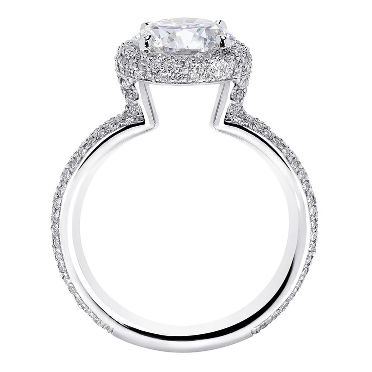 2.75克拉 鉑金圓形鑽石戒指 VS2/I