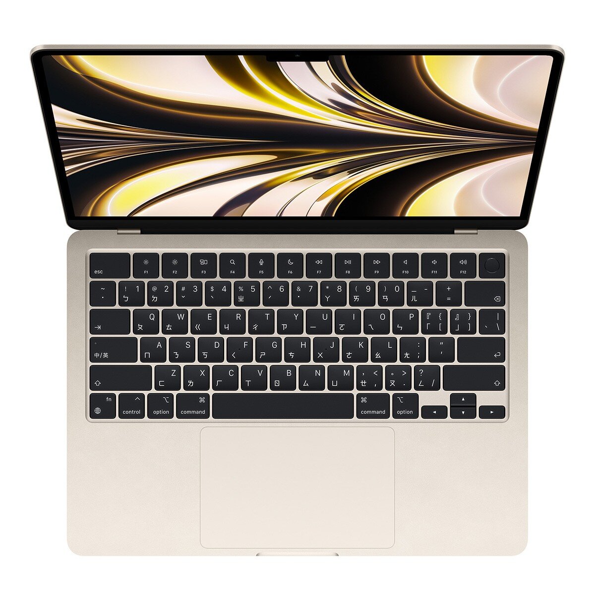 Apple MacBook Air 13吋 配備 M2晶片 8核心 CPU 10核心 GPU 8GB 512GB SSD 星光色